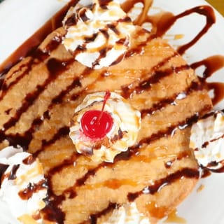 Sopapilla with Ice Cream