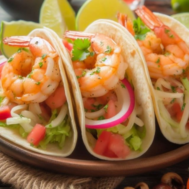 Tacos Camaron (Shrimp Tacos).