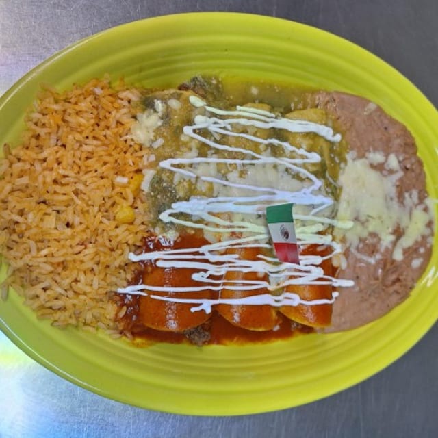 Enchiladas Mexicanas.